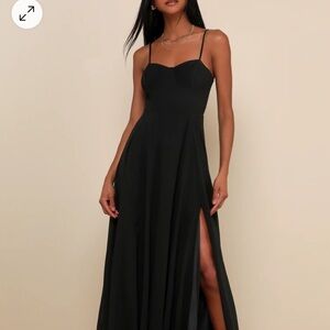 Lulu’s Cause for Commotion Black Dress